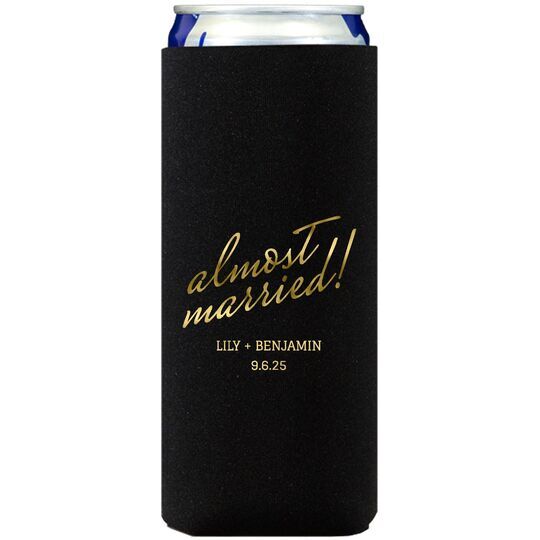 Expressive Script Almost Married Collapsible Slim Huggers